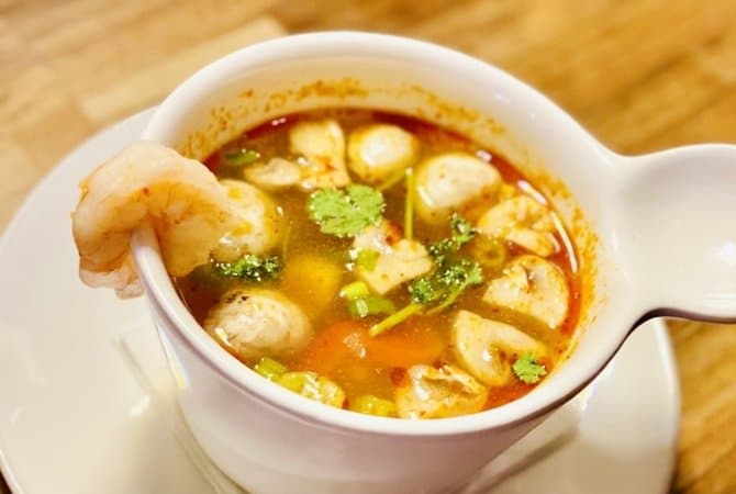 Lemongrass Tom Yum Soup (Gluten Free)